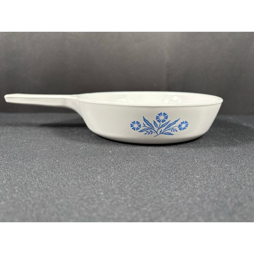 Vintage Corning Ware Blue Cornflower Pattern Skillet 6.5" P-83-B